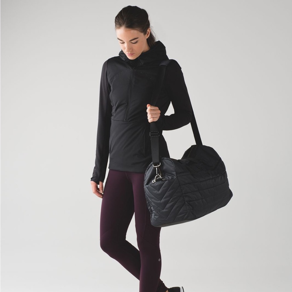 Lululemon Run for Cold 1/2 Zip Hooded Pullover Sz 6